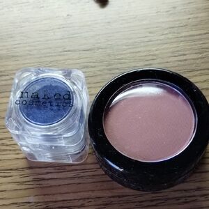 Naked Cosmetics Blue Eyeshadow and Blush Makeup Set